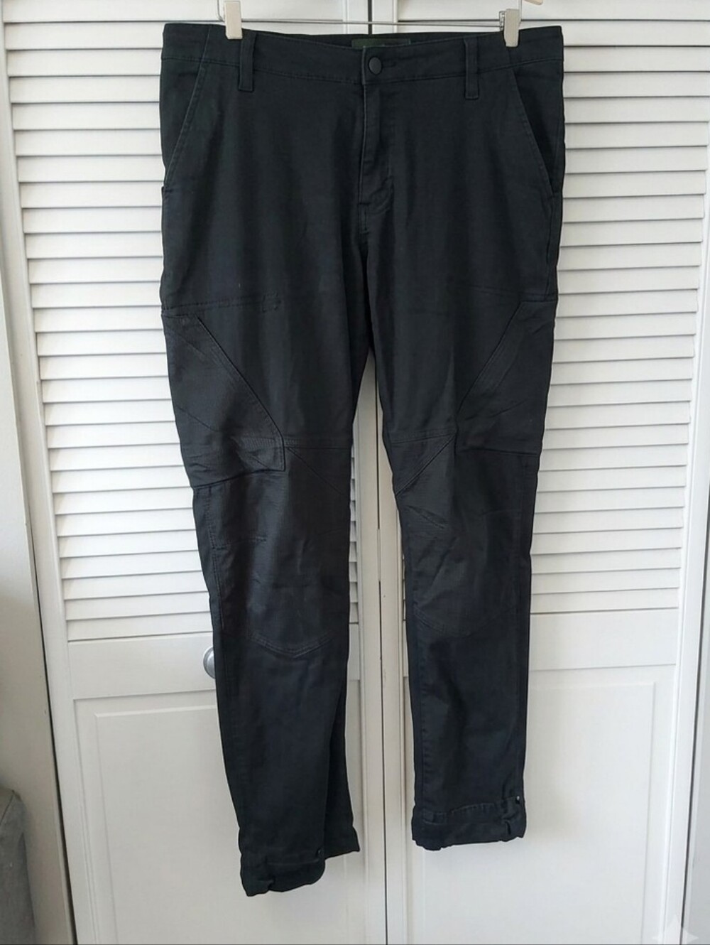 Duer Black Cargo Joggers